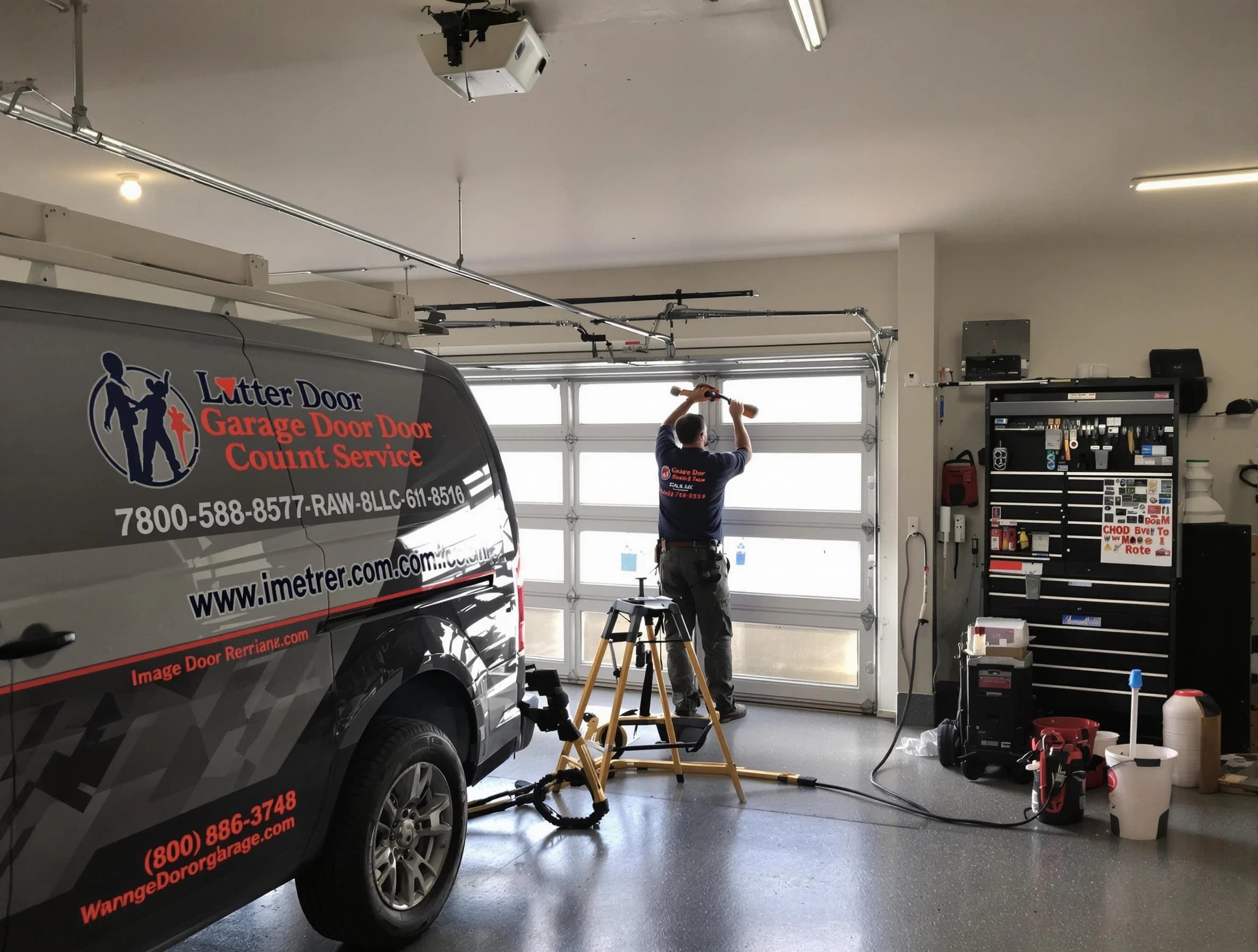 Brookfield Garage Door Repair rapid response team performing same-day repair in Brookfield