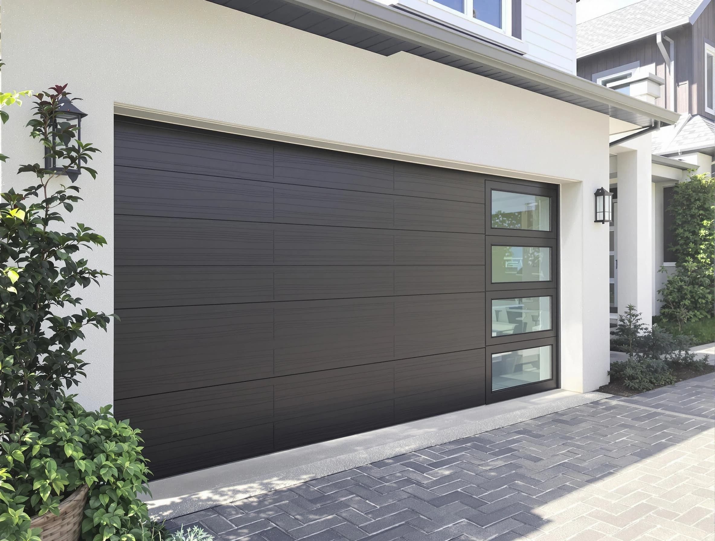 Custom garage door installation by Brookfield Garage Door Repair in Brookfield