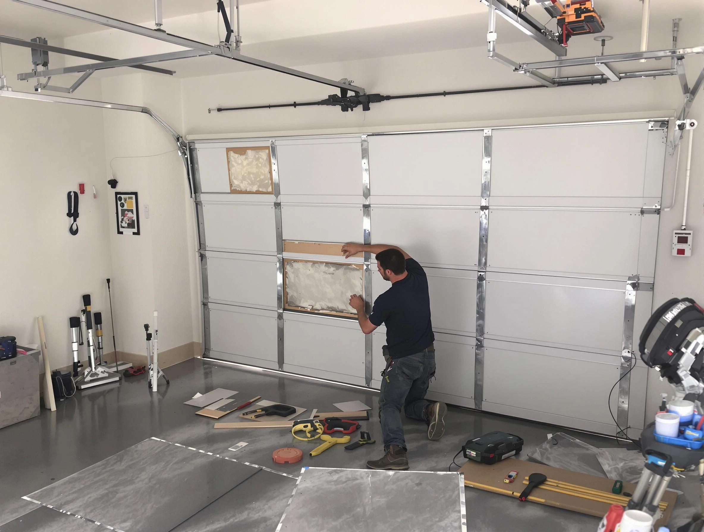 Garage Door Panel Repair in Brookfield