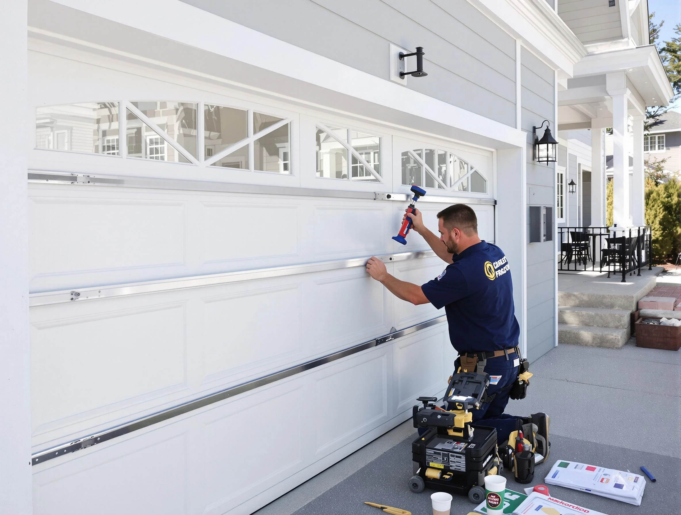 Professional garage door installation by Brookfield Garage Door Repair in Brookfield