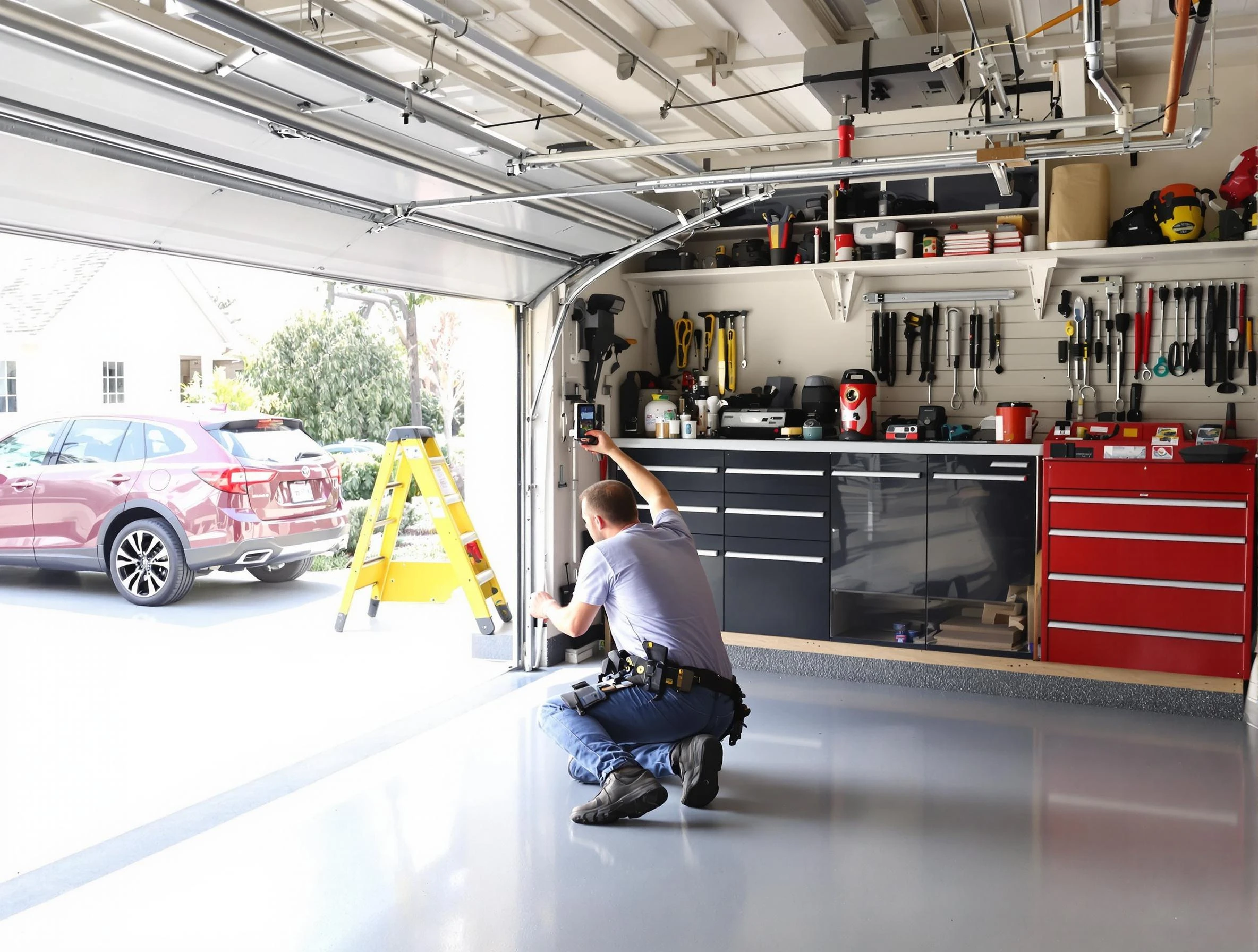 Local garage door repair service by Brookfield Garage Door Repair in Brookfield