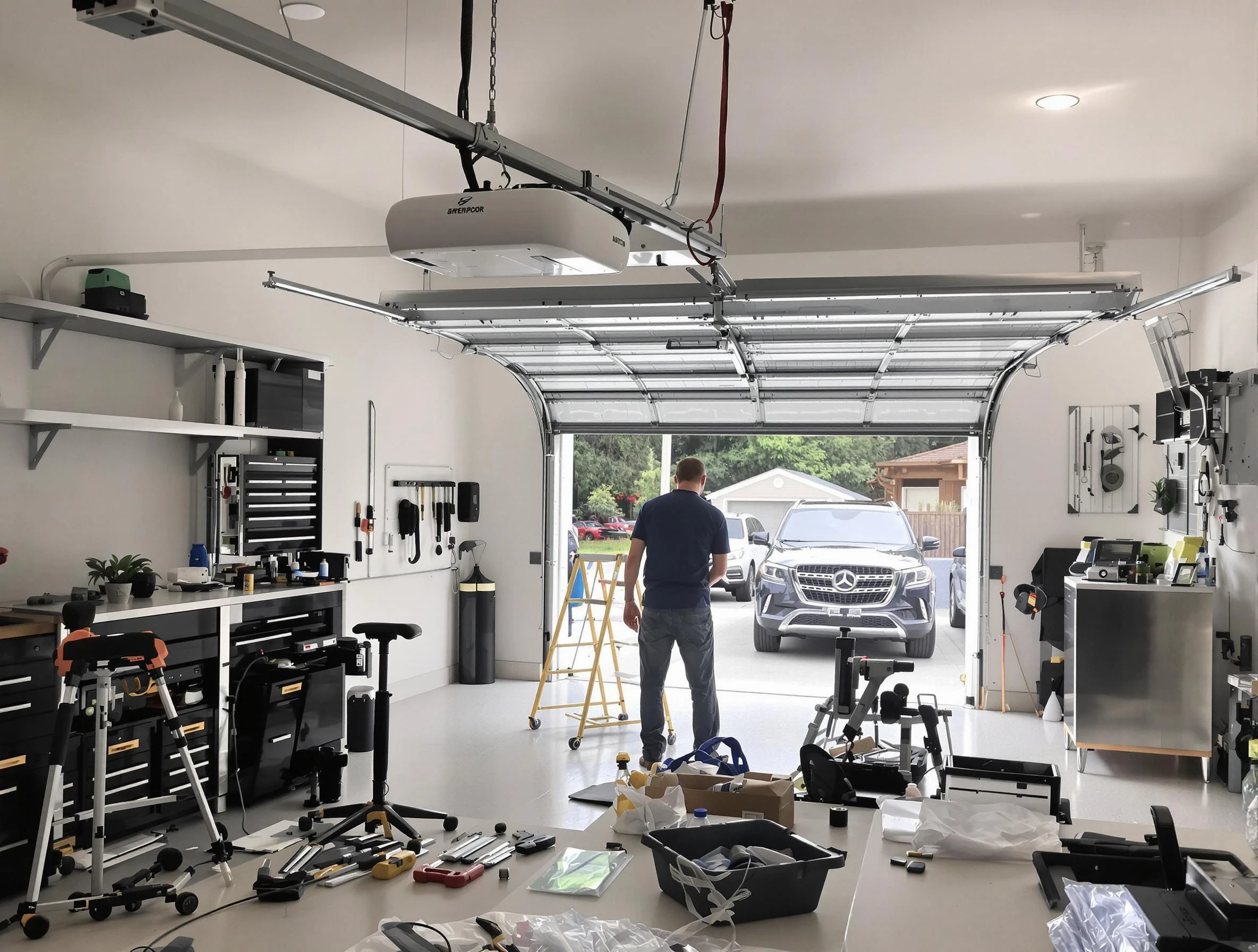 Garage door opener installation by Brookfield Garage Door Repair in Brookfield